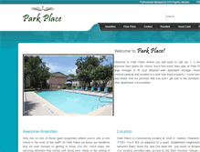 Tablet Screenshot of parkplaceaptsmyhome.com